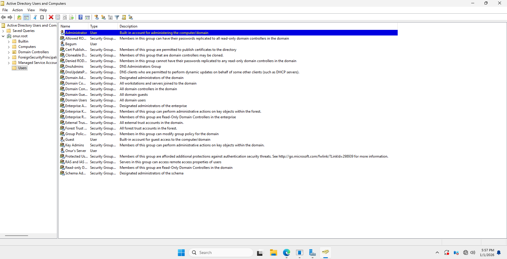 Active Directory Management